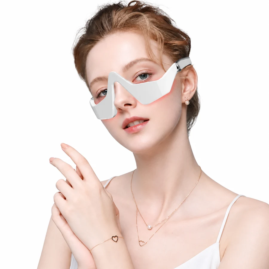 Kính Massage Mắt Ánh Sáng Đỏ Đa Năng 15437, Giảm Mỏi Mắt