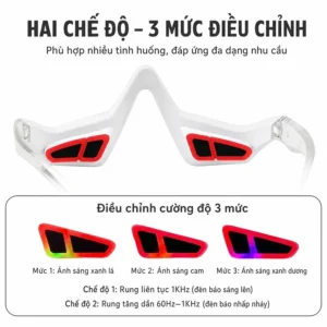 Kính Massage Mắt Ánh Sáng Đỏ Đa Năng 15437, Giảm Mỏi Mắt