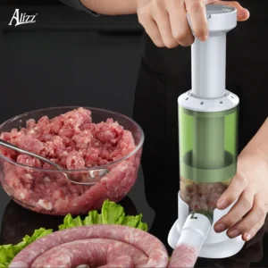 Máy Nhồi Xúc Xích, Lạp Xưởng Thủ Công ALIZZ AL-13964 Kèm 4 Đầu Đùn Thay Thế