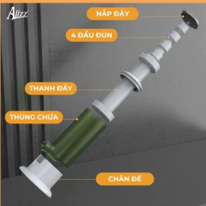 Máy Nhồi Xúc Xích, Lạp Xưởng Thủ Công ALIZZ AL-13964 Kèm 4 Đầu Đùn Thay Thế