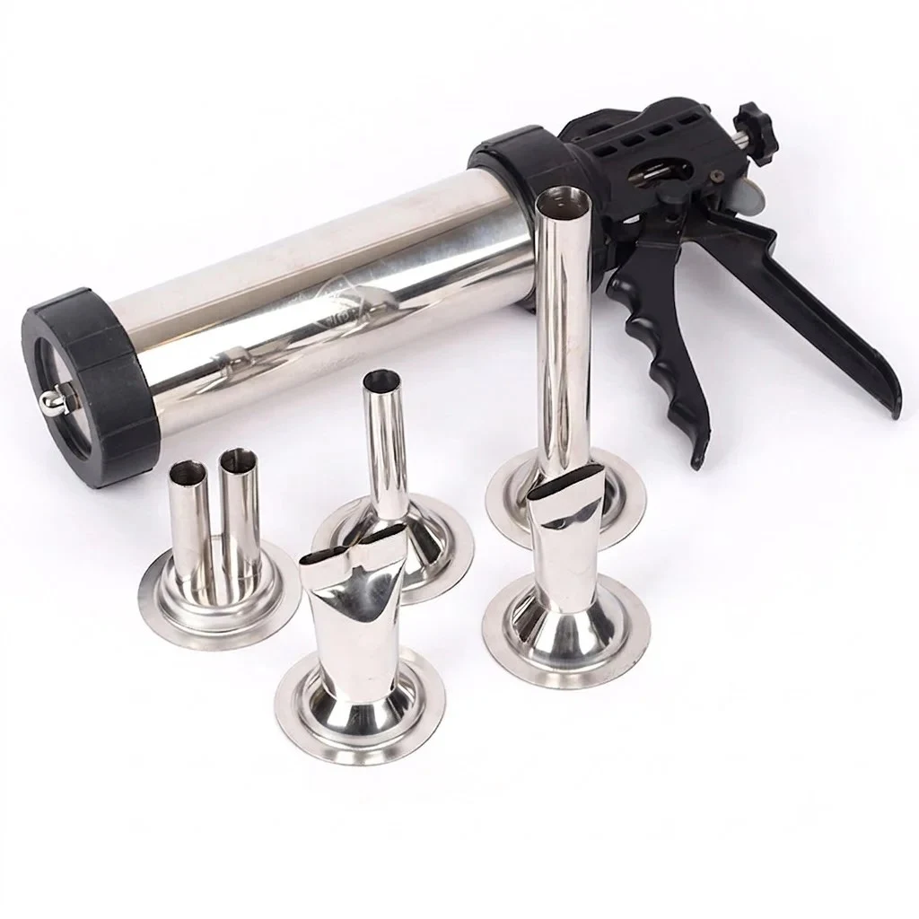 Máy Nhồi Thịt Inox (5 Đầu Thay Thế)