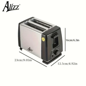 Máy Nướng Bánh Mì Sandwich ALIZZ AL-13579, 2 Khe Nướng 6 Cấp Độ Nhiệt