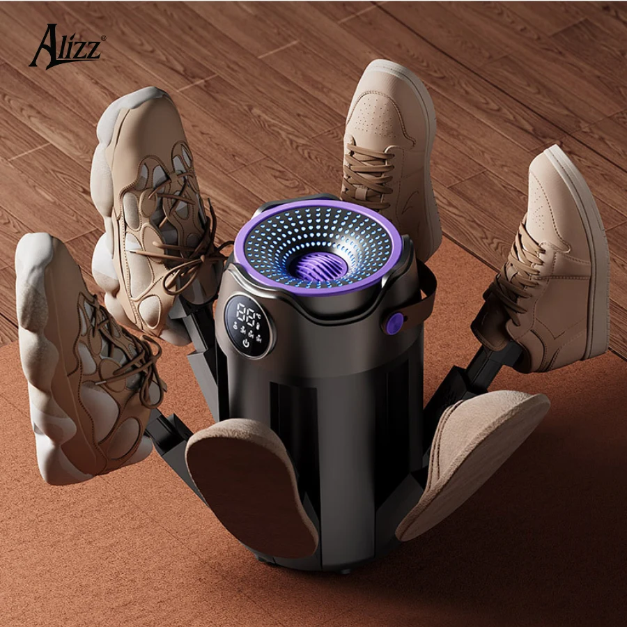 Máy Sấy Giày 6 Cánh ALIZZ AL-14920 180W, Màn Hình Hẹn Giờ, 2 Màu