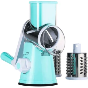 Máy Thái Rau Củ Quay Tay Kèm 3 Lưỡi Inox 304 Cắt Lát, Bào Sợi