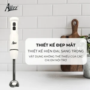 Máy Xay Cầm Tay ALIZZ AL-9002 400W, Xay Sinh Tố Và Xay Thịt