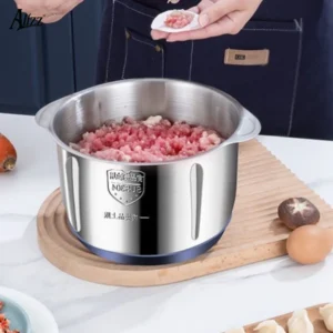 Máy Xay Thịt Đa Năng ALIZZ, Cối Inox 5 Lít, Lưỡi Inox Không Gỉ