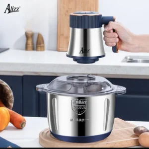 Máy Xay Thịt Đa Năng ALIZZ, Cối Inox 5 Lít, Lưỡi Inox Không Gỉ