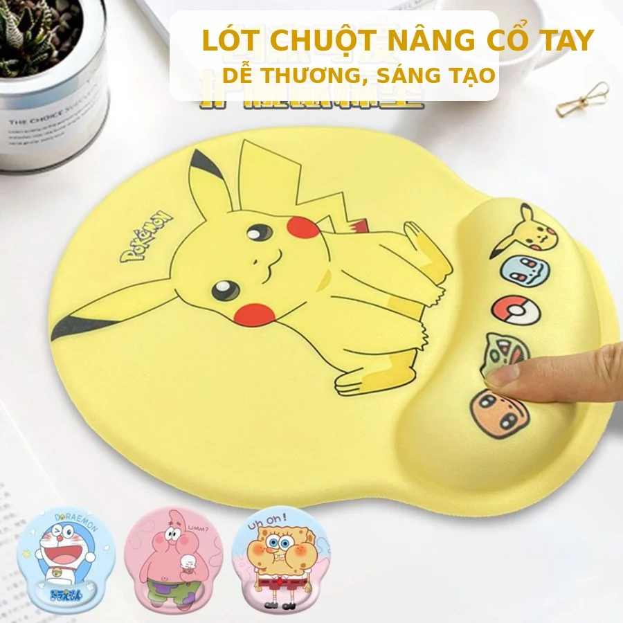 Miếng Lót Chuột Có Đệm Cổ Tay