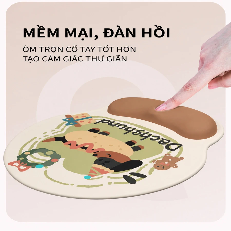 Miếng Lót Chuột Có Đệm Cổ Tay