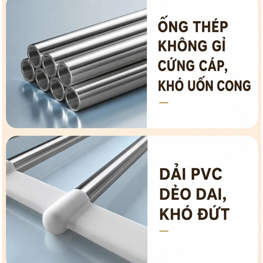 Móc Treo Quần Áo Đa Năng 7 Tầng Gấp Gọn Thông Minh Tiết Kiệm Không Gian Tủ