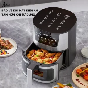 Nồi Chiên Không Dầu Cảm Ứng 7L ALIZZ AL-14473, Công Suất 1500W