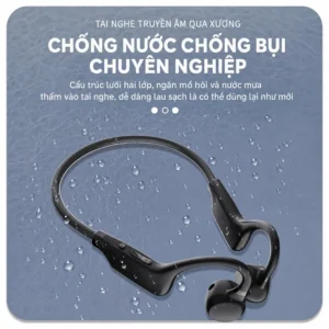 Tai Nghe Bluetooth Thể Thao Dẫn Truyền Xương Đeo Cổ, Kháng Nước & Pin 8 Giờ