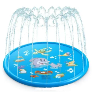 Tấm Đệm Phun Nước Cho Bé 1,7 m Hình Sinh Vật Biển, Chơi Ngoài Trời