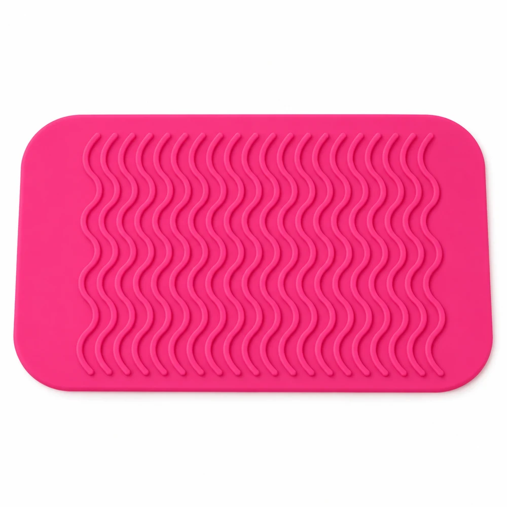 Tấm Lót Silicone Chịu Nhiệt Bảo Quản Máy Uốn Tóc, Máy Tạo Kiểu