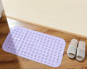 Thảm Chống Trơn Trượt Nhà Tắm 37,5 x 71 cm Có Lỗ Thoát Nước