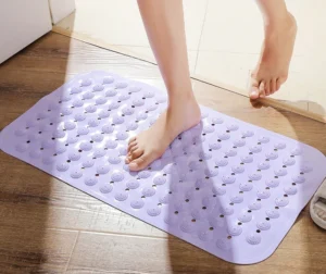 Thảm Chống Trơn Trượt Nhà Tắm 37,5 x 71 cm Có Lỗ Thoát Nước