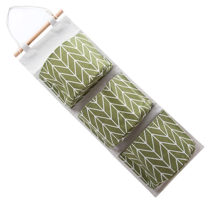 Túi Vải Treo Tường 3 Ngăn Đa Năng 58,5 x 20,5 cm