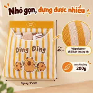 Túi Vải Treo Tường Đựng Đồ Lót Và Tất Vớ Tiện Lợi