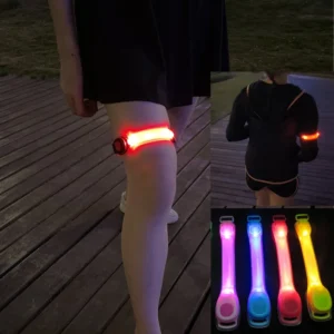 Vòng Đeo Đèn LED Phát Sáng Cảnh Báo Khi Chạy Bộ, Đạp Xe Ban Đêm