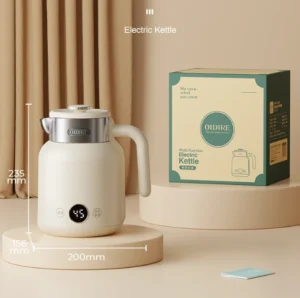 Ấm Đun Nước Điện OIDIRE ODI-DR01 1,5 L 1500 W Hiển Thị Nhiệt Độ, Giữ Ấm 45 - 85°C