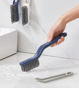 Bàn Chải Vệ Sinh Khe 2 Trong 1 Kèm Kẹp Gắp Rác