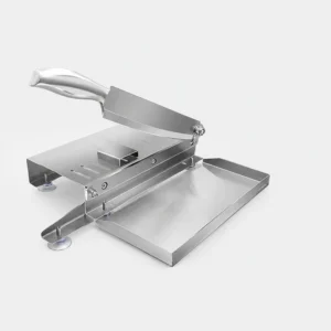 Bàn Thái Thịt Inox Dài 33,5 cm Dạng Dao Đòn Bẩy, Chỉnh Độ Dày Lát Cắt