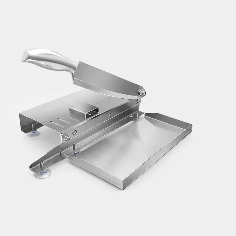 Bàn Thái Thịt Inox Dài 33,5 cm Dạng Dao Đòn Bẩy, Chỉnh Độ Dày Lát Cắt