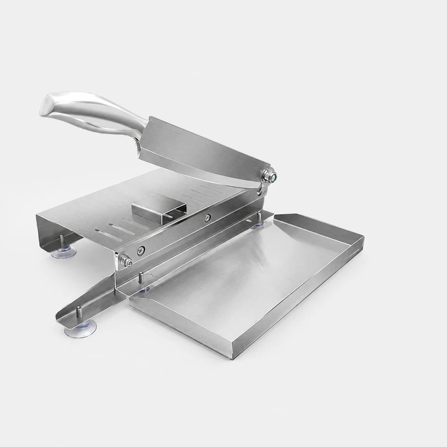 Bàn Thái Thịt Inox Dài 33,5 cm Dạng Dao Đòn Bẩy, Chỉnh Độ Dày Lát Cắt