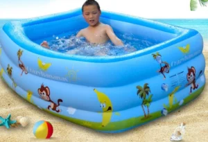 Bể Bơi Phao 3 Tầng Cho Bé 150 x 115 x 50 cm, 350 Lít