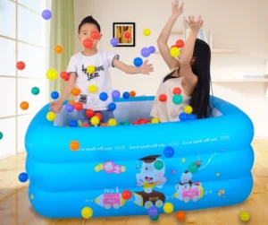 Bể Bơi Phao 3 Tầng Cho Bé 150 x 115 x 50 cm, 350 Lít