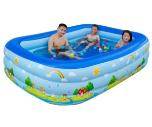 Bể Bơi Phao 3 Tầng Cho Bé 150 x 115 x 50 cm, 350 Lít
