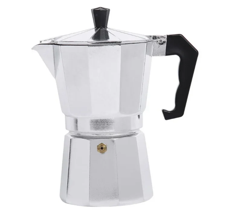 Bình Pha Cà Phê Moka 6 Cup 300 ml Nhôm Bát Giác, Đun Bếp Gas, Bếp Hồng Ngoại