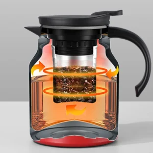 Bình Pha Trà Giữ Nhiệt Inox 304 Có Lõi Lọc Trà, Nắp Bấm, Dung Tích 800 ml