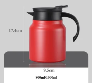Bình Pha Trà Giữ Nhiệt Inox 304 Có Lõi Lọc Trà, Nắp Bấm, Dung Tích 800 ml