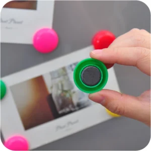 Bộ 10 Nút Nam Châm Tròn Dán Tủ Lạnh 3 cm Nhiều Màu