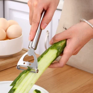 Bộ 3 Dụng Cụ Gọt Củ Quả Inox: Bào Sợi 3 Mặt, Dao Bào Vỏ, Dao Gọt Nhỏ