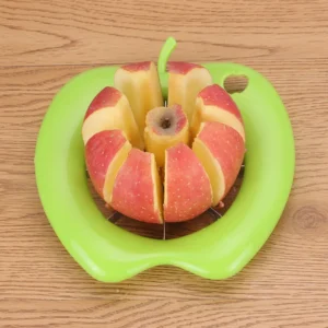 Bộ 3 Dụng Cụ Trái Cây: Cắt Táo, Dao Bào, Dao Gọt Có Nắp, Màu Xanh Lá