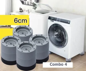 Bộ 4 Đế Cao Su Kê Chân Máy Giặt Chống Rung, Giảm Ồn, Chống Xê Dịch