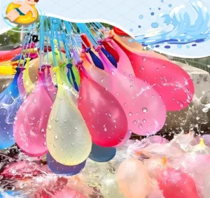 Bộ Bơm Bóng Nước Nhanh 3 Chùm 111 Quả, Gắn Vòi Nước, Bóng Tự Thắt Miệng