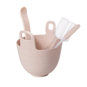 Bộ Chén Trộn Mặt Nạ Silicone 4 Món: Chén, Cọ, Que Trộn, Thìa Đong