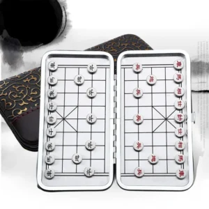 Bộ Cờ Tướng Nam Châm Mini Hộp Gập 16 × 15,4 × 2 cm