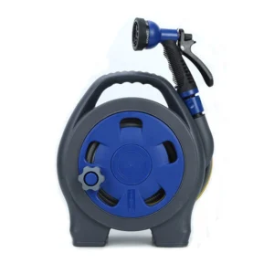 Bộ Vòi Tưới Cây, Rửa Xe Có Cuộn Thu Ống Nước 12 m, Súng Phun Nhiều Chế Độ, Có Hóa Đơn