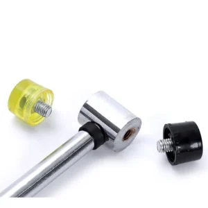 Búa Cao Su 2 Đầu Thay Được, Cán Thép Bọc Nhựa