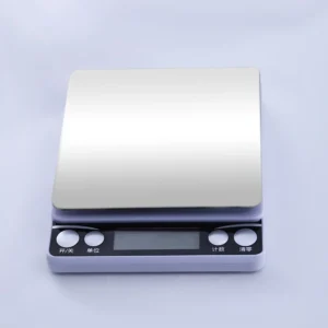 Cân Tiểu Ly Điện Tử 1 kg Mặt Inox, Màn Hình LED, Dùng Pin AAA