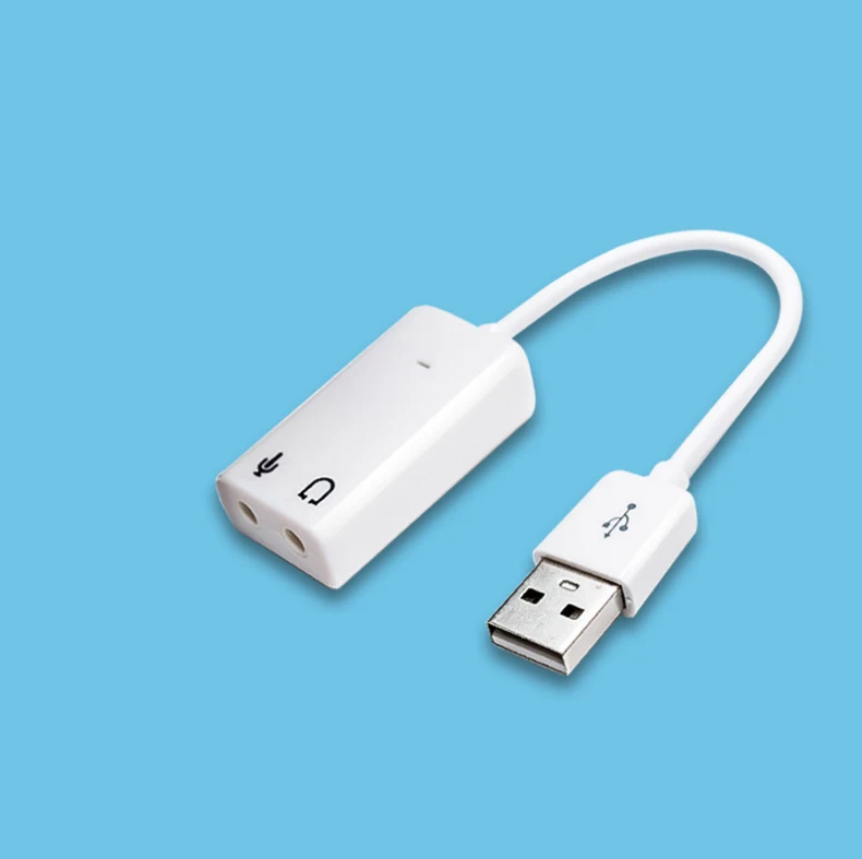 Cáp Chuyển USB Ra Cổng Tai Nghe Và Micro 3,5 mm
