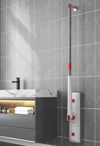Cây Lau Nhà Bàn Lau Phẳng Rộng 36 cm Xoay 360 Độ Màu Trắng
