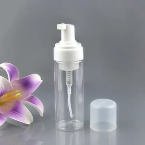 Chai Chiết Tạo Bọt 120 ml Nhựa PE Trong Suốt, Có Nắp