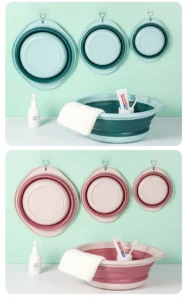 Chậu Silicone Gấp Gọn 32 × 28 × 10,5 cm