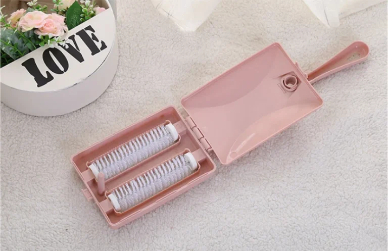 Chổi Lăn Quét Bụi, Lông Thú Có Tay Cầm 12 × 10 cm
