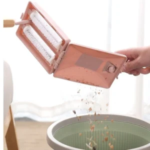 Chổi Lăn Quét Bụi, Lông Thú Có Tay Cầm 12 × 10 cm